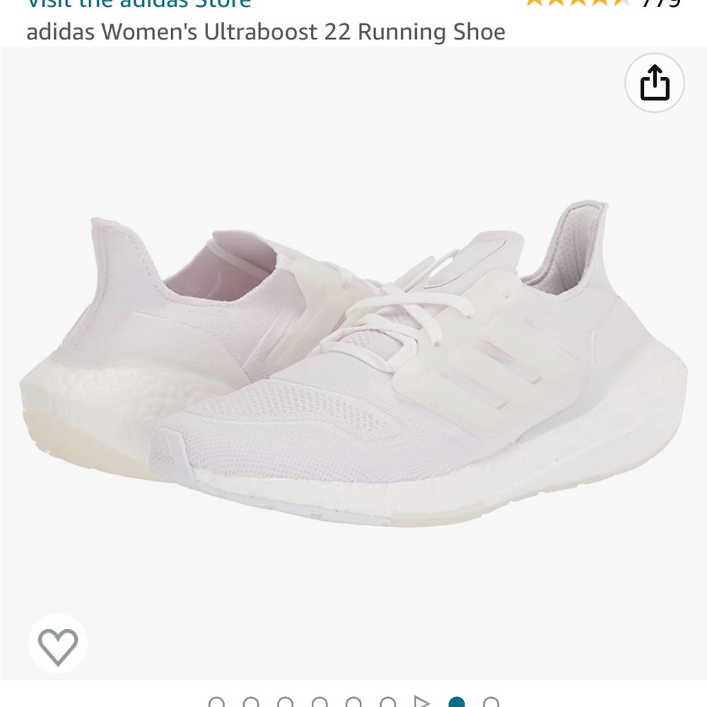 ADIDAS Women's Ultraboost 22 Running Shoe  NEW